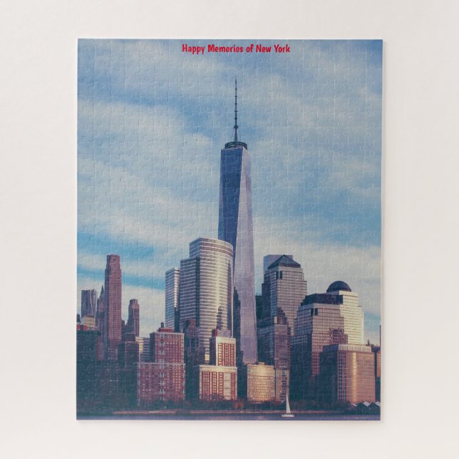 Centre du commerce mondial New York. Puzzle (Vertical)