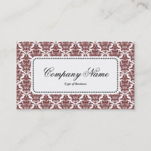 Centre Étiquette v5 - Dark Brown Damask
