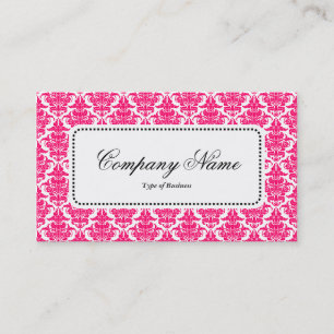 Centre Étiquette v5 - Neon Red Damask