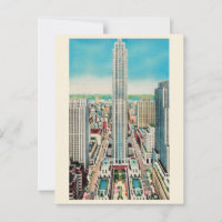 Centre Rockefeller NYC Carte Postale Ancienne