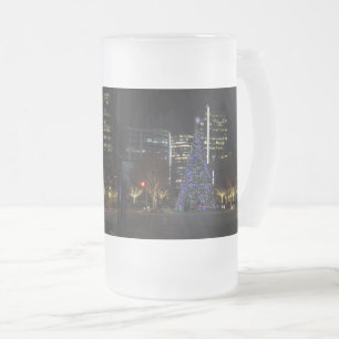 Centre-ville de Dallas Noël Verre Froid Bière Mug
