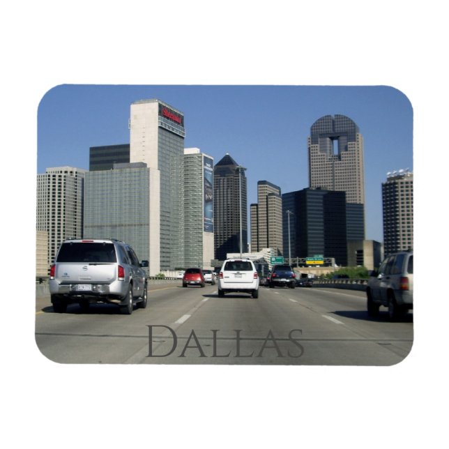 Centre-ville de Dallas Texas Magnet (Horizontal)