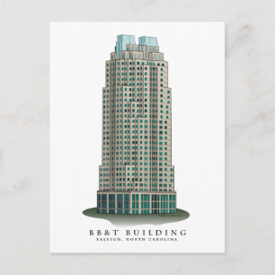 Centre-ville de Raleigh, NC Carte postale