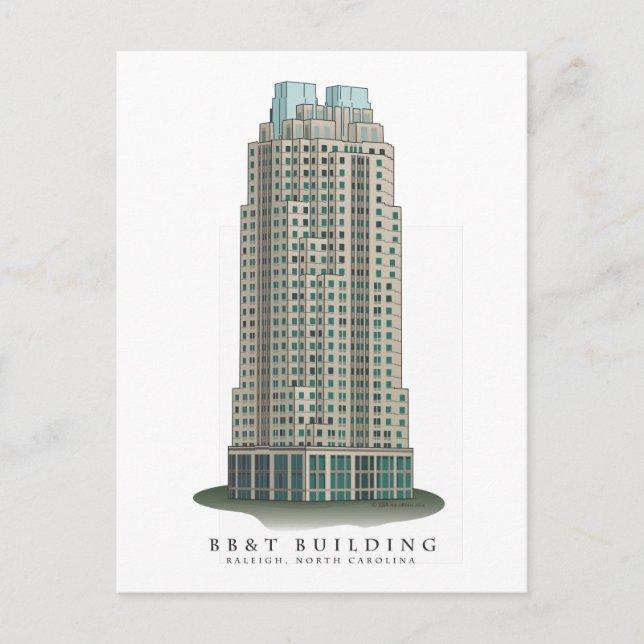 Centre-ville de Raleigh, NC Carte postale (Devant)