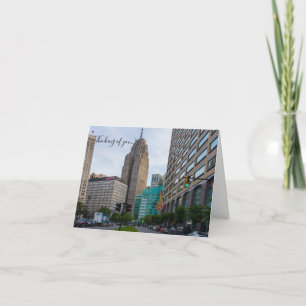 Centre-Ville Détroit Penser À Votre Carte