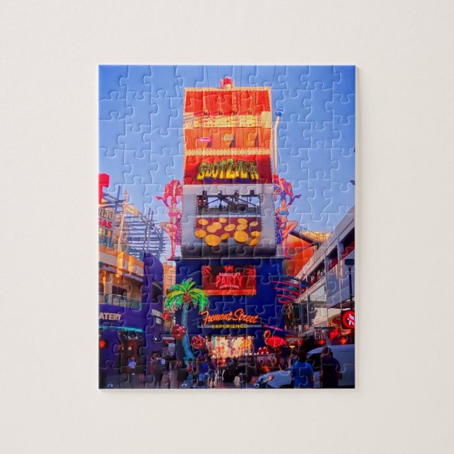 Centre-ville Las Vegas #2-2 Jigsaw Puzzle (Vertical)