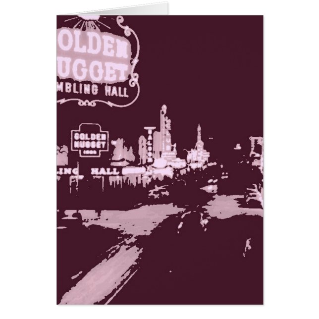 Centre-ville vintage Las Vegas (Devant)