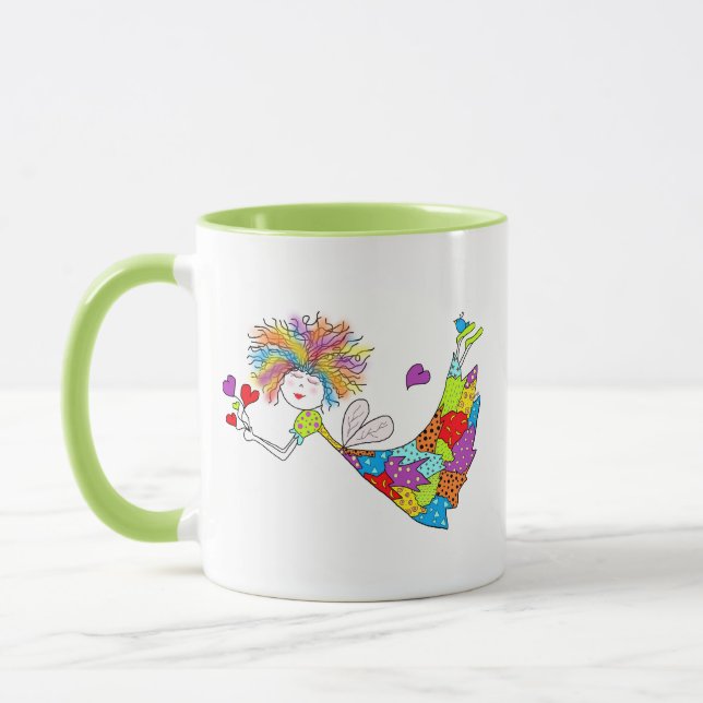 Ceramic Mug Whimsical Fairy (Gauche)