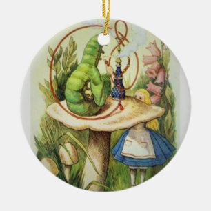 Céramique Alice en ornement 2017 de Noël du pays des