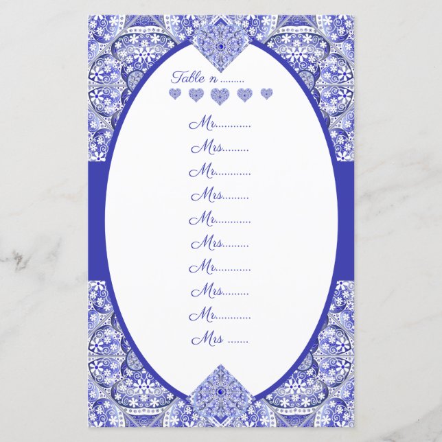 Céramique bleu dentelle de grèce (Devant)