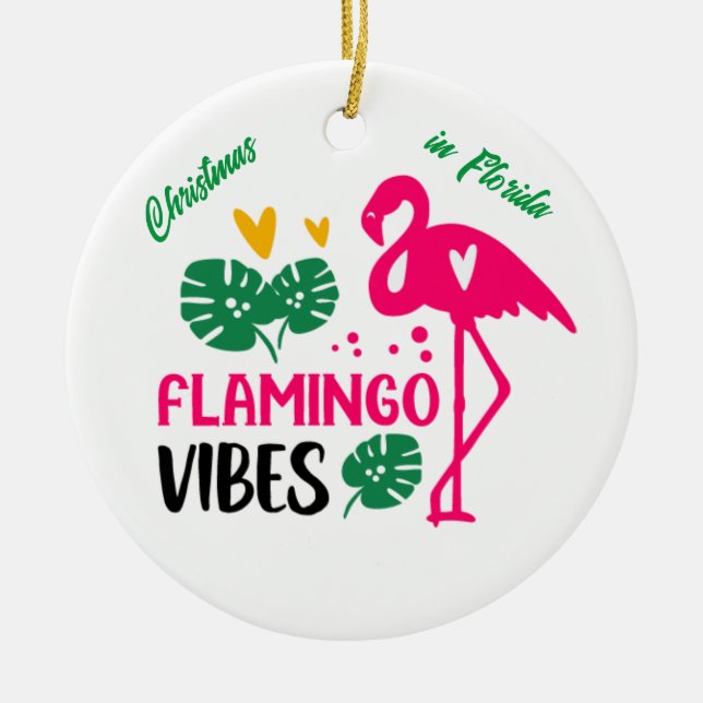 Céramique Noël en Floride vibes flamands décoration (Devant)