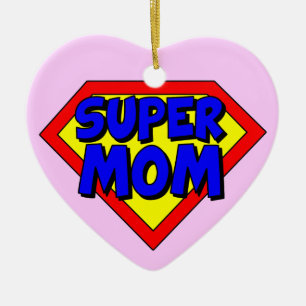 Céramique Ornement en forme de coeur de maman superbe
