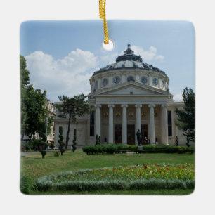 Céramique Salutations musicales de Bucarest ! Ornement en cé