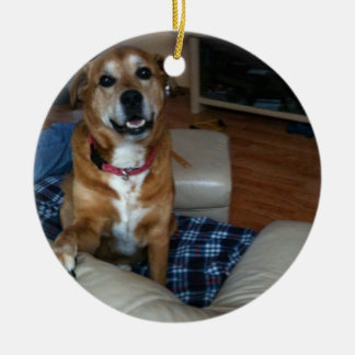 Céramique Ton chien en ornement