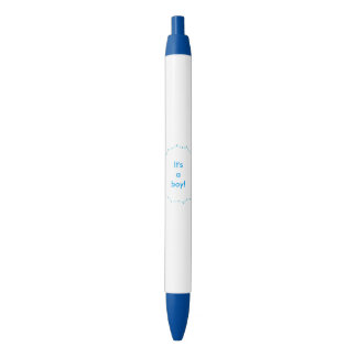 Cercle à pois bleu, c'est un garçon stylos personn