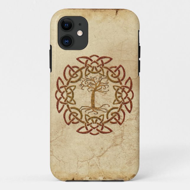 Cercle celtique Viking Tree of Life iPhone 5 Coque (Dos)