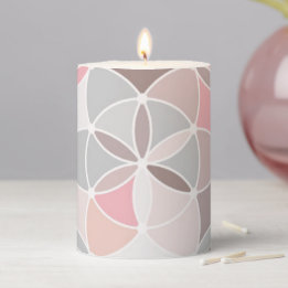 Cercle coloré mignon Modèle floral géométrique