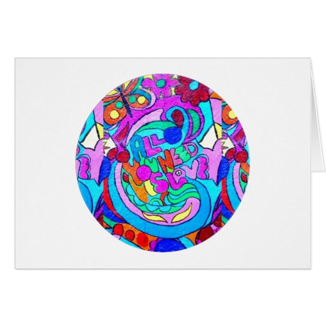 cercle d'amour super hippie (Devant horizontal)