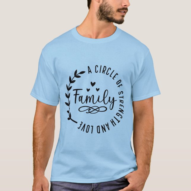 Cercle de force et d'amour : Collec T-Shirt Famill (Devant)