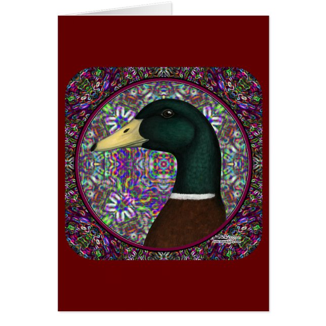 Cercle de mosaïque de Mallard Drake (Devant)