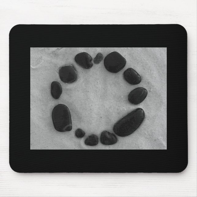Cercle de tapis de souris de pierres (Devant)