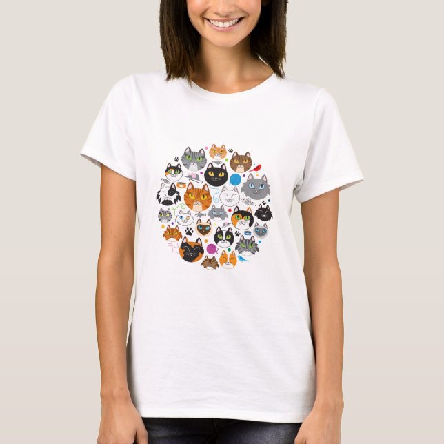 Cercle des chats T-shirt femmes (Devant)