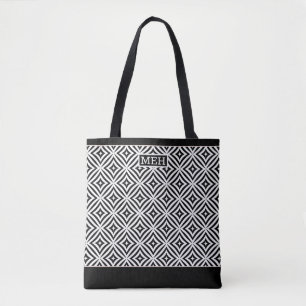 Cercle Diamond TI Sac fourre-tout BW monogramme
