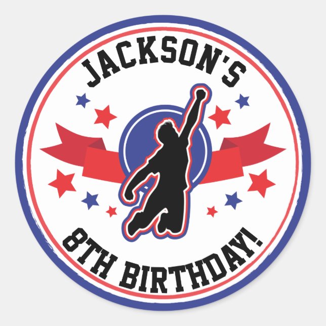 Cercle guerrier Ninja / Stickers ronds (Devant)