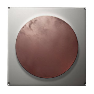 Cercle métallique argent et or rose Carreaux céram