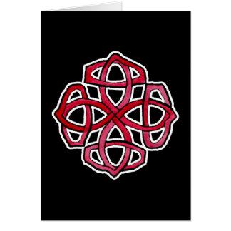 Cercle rouge de Knotwork de Celtic