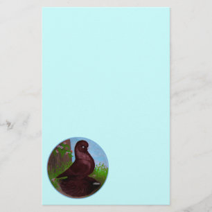 Cercle rouge de pigeon