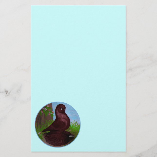 Cercle rouge de pigeon (Devant)