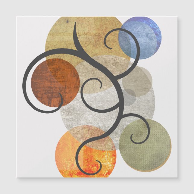 Cercles à motifs contemporains (Devant)