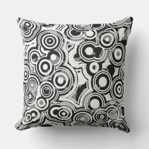 Cercles abstraits coussin extérieur