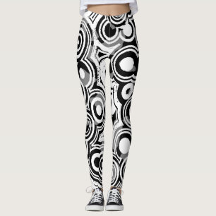Cercles abstraits leggings