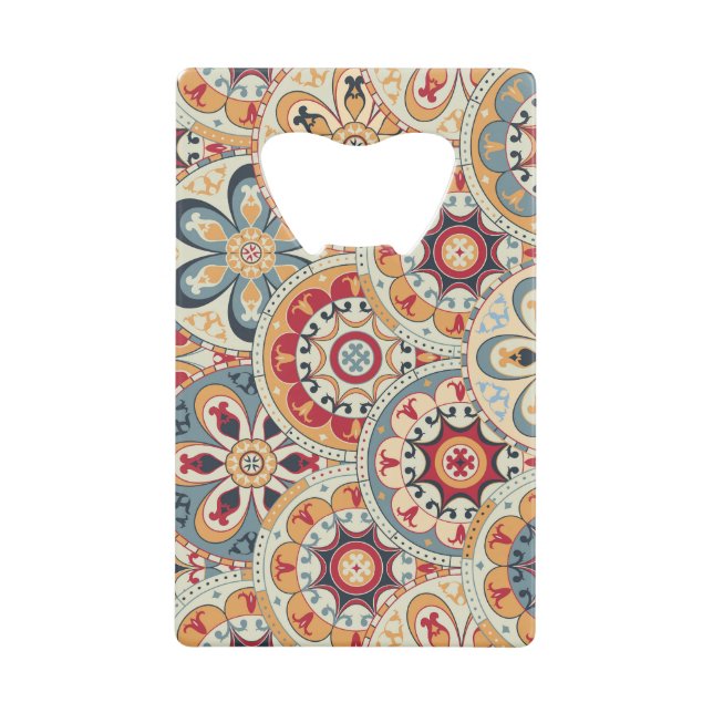 Cercles Abstraits : Papier peint couleur tendance (Devant)