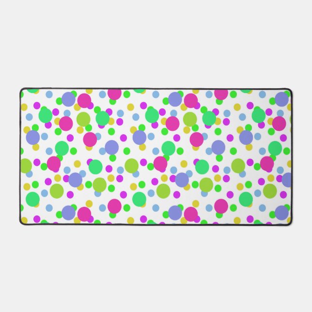 Cercles abstraits sans couture points de confettis (Recto)