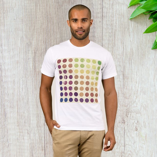 Cercles colorés rétros T-shirt homme (Créateur téléchargé)