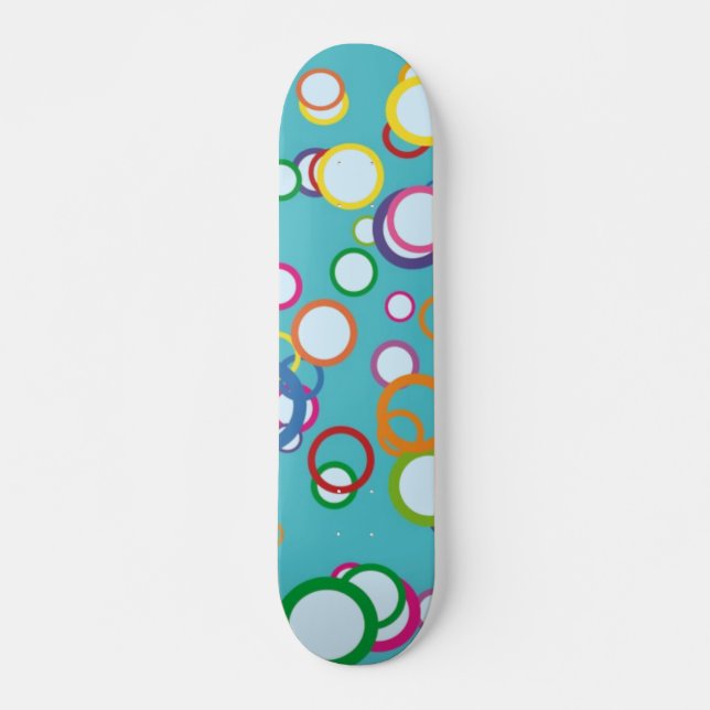 Cercles colorés Skateboard (Devant)