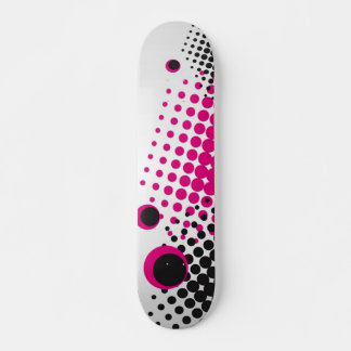 Cercles colorés Skateboard (blanc)