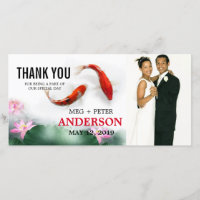 Cercles d'amour | Merci photo du Mariage Lotus Koi