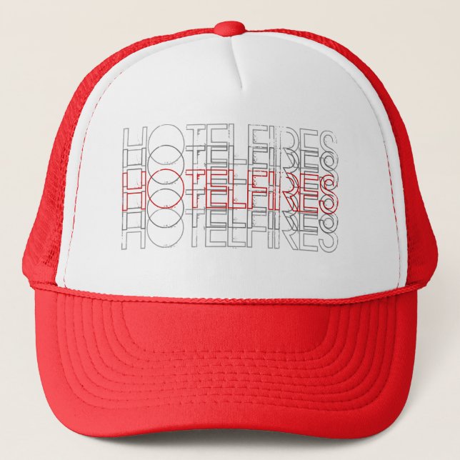 Cercles de casquette de camionneur de HotelFires (Devant)