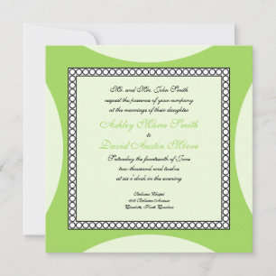 Cercles de morue - Faire-part de mariage de citron