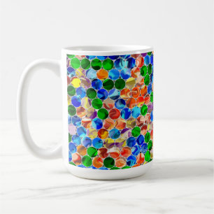 Cercles de Piecsimilé tourbillonner 15 oz de Mug