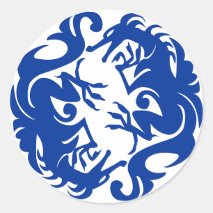 cercles dragons autocollants
