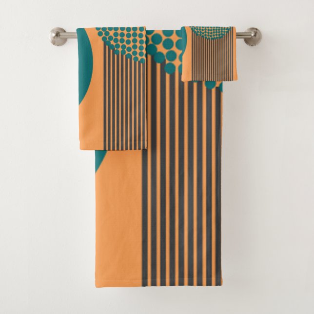 Cercles et lignes modernes du milieu du siècle (En situation)