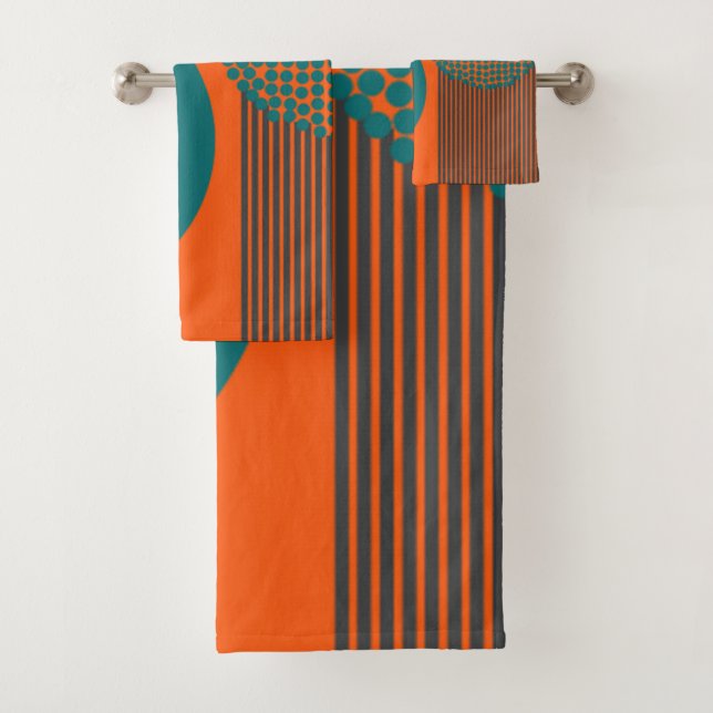 Cercles et lignes modernes du milieu du siècle (En situation)