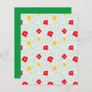 Cercles et points verts et bleus Papier à papier d