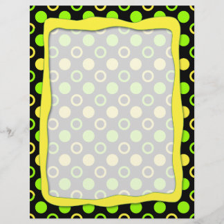 Cercles et Pois de citron et de citron vert par ST