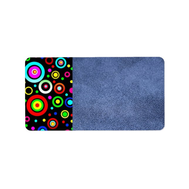 Cercles Étiquette de adresse (Devant)